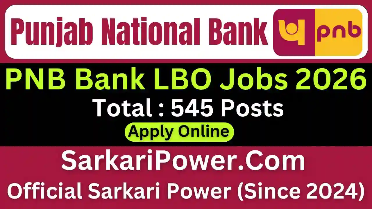 PNB LBO Recruitment 2026