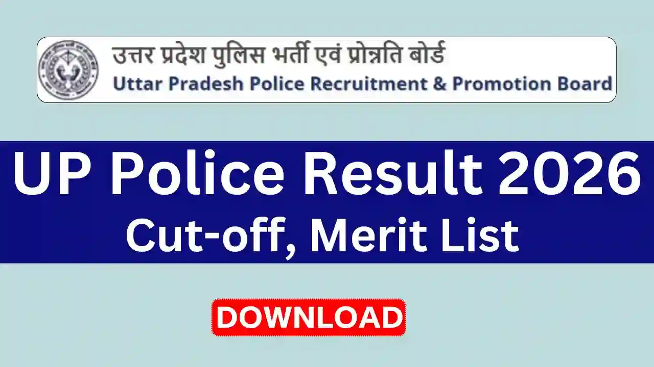 UP Police Constable Result 2026 Link